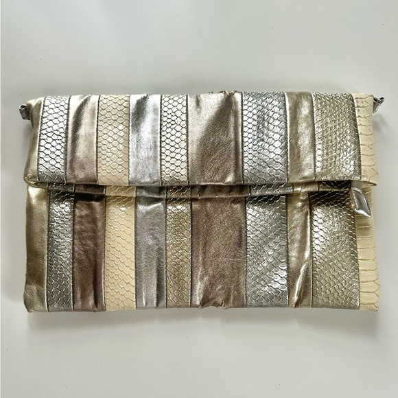 Metallic Clutch Bag - Picture 2 of 9